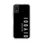 スリムプロテクションケース［ 100人10 - Logo vertical - Black ］