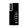スリムプロテクションケース［ 100人10 - Logo vertical - Black ］