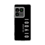 スリムプロテクションケース［ 100人10 - Logo vertical - Black ］