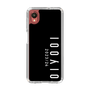 スリムプロテクションケース［ 100人10 - Logo vertical - Black ］