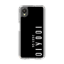 スリムプロテクションケース［ 100人10 - Logo vertical - Black ］