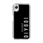 スリムプロテクションケース［ 100人10 - Logo vertical - Black ］