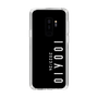 スリムプロテクションケース［ 100人10 - Logo vertical - Black ］