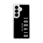 スリムプロテクションケース［ 100人10 - Logo vertical - Black ］