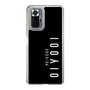 スリムプロテクションケース［ 100人10 - Logo vertical - Black ］