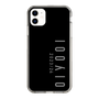 スリムプロテクションケース［ 100人10 - Logo vertical - Gray ］