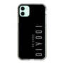 スリムプロテクションケース［ 100人10 - Logo vertical - Gray ］