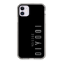 スリムプロテクションケース［ 100人10 - Logo vertical - Gray ］