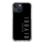 スリムプロテクションケース［ 100人10 - Logo vertical - Gray ］