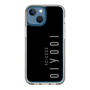 スリムプロテクションケース［ 100人10 - Logo vertical - Gray ］