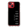 スリムプロテクションケース［ 100人10 - Logo vertical - Gray ］