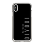 スリムプロテクションケース［ 100人10 - Logo vertical - Gray ］