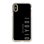 スリムプロテクションケース［ 100人10 - Logo vertical - Gray ］