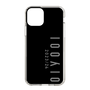 スリムプロテクションケース［ 100人10 - Logo vertical - Gray ］