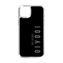 スリムプロテクションケース［ 100人10 - Logo vertical - Gray ］