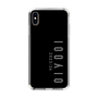 スリムプロテクションケース［ 100人10 - Logo vertical - Gray ］