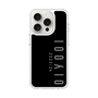 スリムプロテクションケース［ 100人10 - Logo vertical - Gray ］