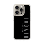 スリムプロテクションケース［ 100人10 - Logo vertical - Gray ］