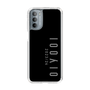 スリムプロテクションケース［ 100人10 - Logo vertical - Gray ］