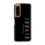 スリムプロテクションケース［ 100人10 - Logo vertical - Gray ］