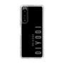 スリムプロテクションケース［ 100人10 - Logo vertical - Gray ］