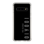 スリムプロテクションケース［ 100人10 - Logo vertical - Gray ］