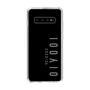 スリムプロテクションケース［ 100人10 - Logo vertical - Gray ］