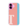 スリムプロテクションケース［ オリジナル - initial color line - T pink ］