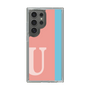 スリムプロテクションケース［ オリジナル - initial color line - U pink ］
