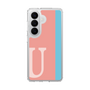 スリムプロテクションケース［ オリジナル - initial color line - U pink ］