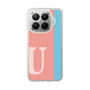 スリムプロテクションケース［ オリジナル - initial color line - U pink ］