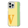 スリムプロテクションケース［ オリジナル - initial color line - V yellow ］
