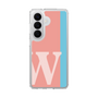スリムプロテクションケース［ オリジナル - initial color line - W pink ］