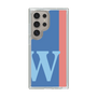 スリムプロテクションケース［ オリジナル - initial color line - W blue ］