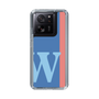 スリムプロテクションケース［ オリジナル - initial color line - W blue ］