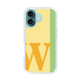 スリムプロテクションケース［ オリジナル - initial color line - W yellow ］