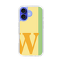 スリムプロテクションケース［ オリジナル - initial color line - W yellow ］