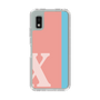 スリムプロテクションケース［ オリジナル - initial color line - X pink ］