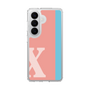 スリムプロテクションケース［ オリジナル - initial color line - X pink ］