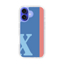 スリムプロテクションケース［ オリジナル - initial color line - X blue ］