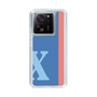 スリムプロテクションケース［ オリジナル - initial color line - X blue ］