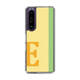 スリムプロテクションケース［ オリジナル - initial color line - E yellow ］