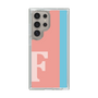 スリムプロテクションケース［ オリジナル - initial color line - F pink ］