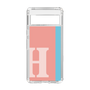 スリムプロテクションケース［ オリジナル - initial color line - H pink ］