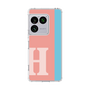 スリムプロテクションケース［ オリジナル - initial color line - H pink ］