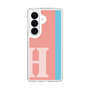 スリムプロテクションケース［ オリジナル - initial color line - H pink ］
