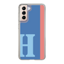 スリムプロテクションケース［ オリジナル - initial color line - H blue ］