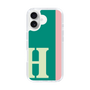 スリムプロテクションケース［ オリジナル - initial color line - H green ］
