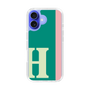 スリムプロテクションケース［ オリジナル - initial color line - H green ］