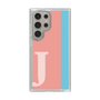 スリムプロテクションケース［ オリジナル - initial color line - J pink ］
